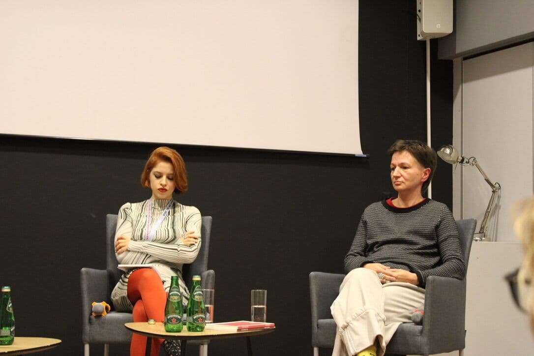 Q&A at a screening event at a 'Mobilizing and Weaponizing memories of Soviet Repressions' conference